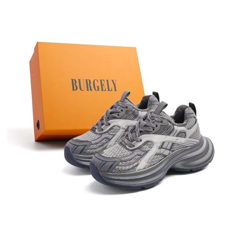 BURGELY Lightweight Warm Low-Top Chunky Sneakers Women's-7