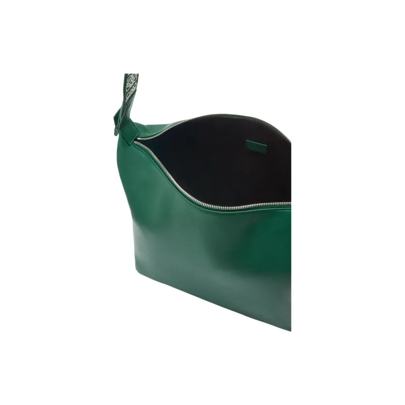 LOEWE Cubi Smooth Calf Leather Crossbody Bag Shoulder Bag Men's Green-4