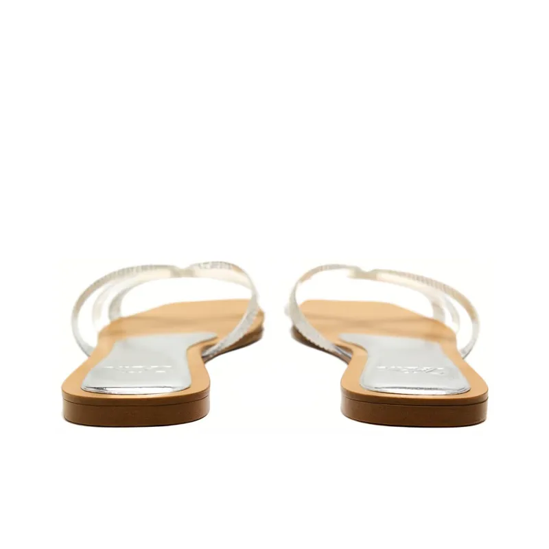ZARA Quiet Slide Slippers Women's Transparent-3