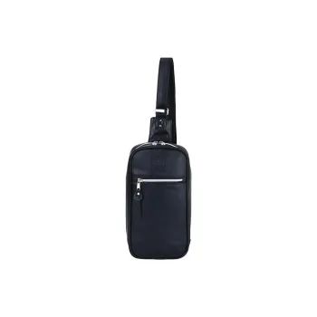 Anello Polyurethane Shoulder Bag Crossbody Bag Regular Unisex Black