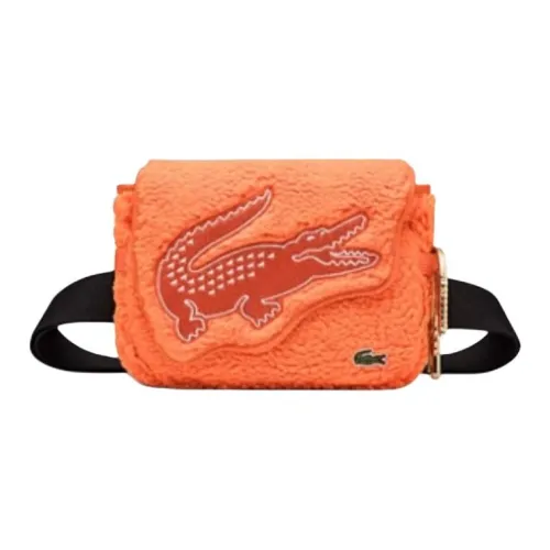 LACOSTE Sherpa Fanny Pack Small Size Unisex Orange
