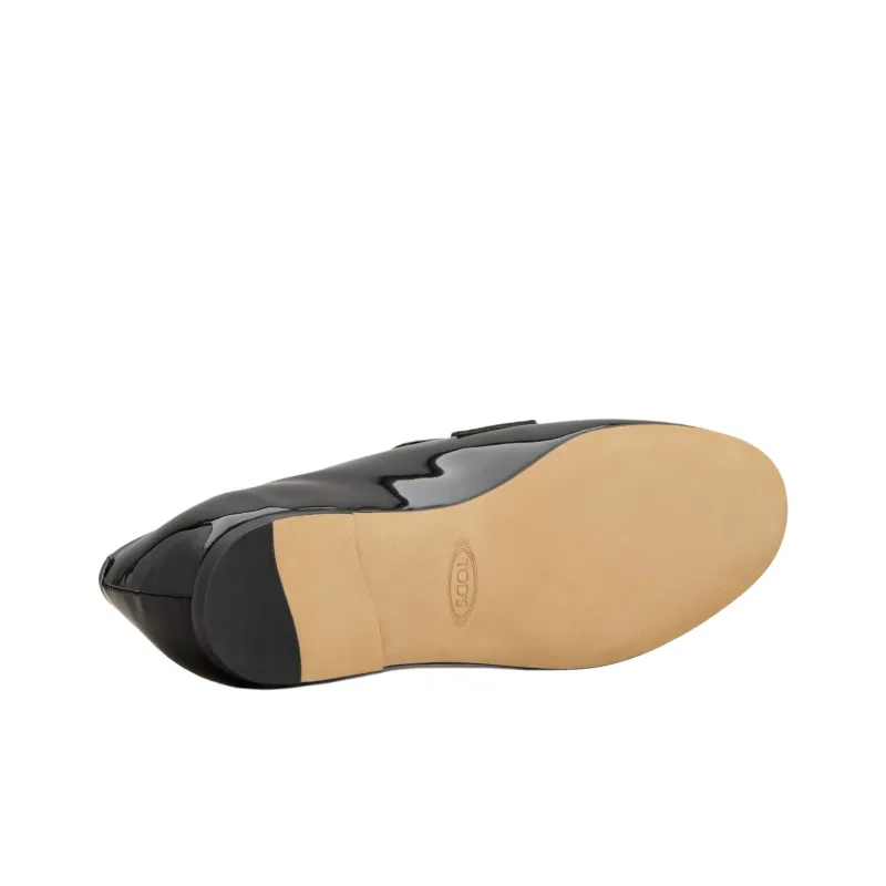 TOD'S Logo Engraved Slip On Loafers Women's-4