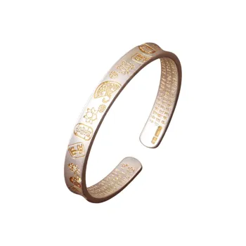 Stone Edge Poly 999 Fine Silver Bangles Unisex