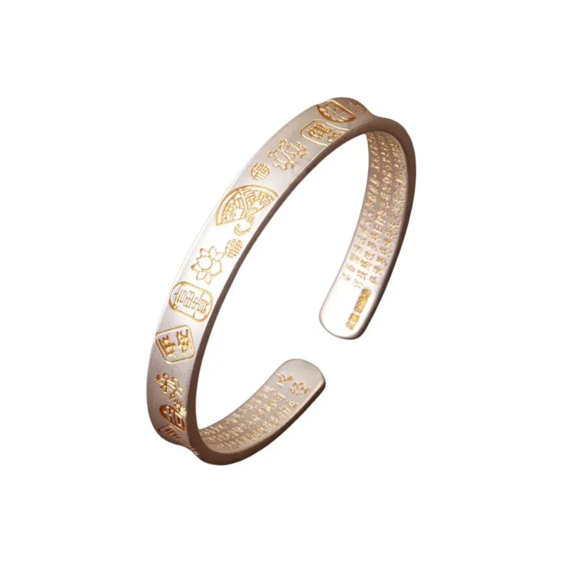 Stone Edge Poly 999 Fine Silver Bangles Unisex-0