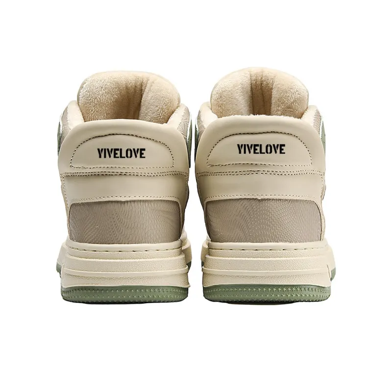YIVELOVE Warm Anti-Slip And Wear-Resistant High-Top Skateboard Shoes Men's-21