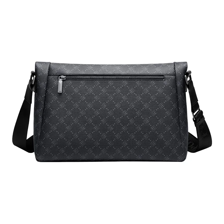 POLO PVC With Synthetic Leather Shoulder Bag Regular Men's Black-2