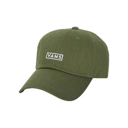 Vans Cotton Baseball Caps Unisex Olive