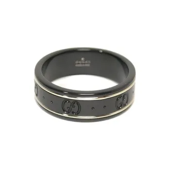 GUCCI Ceramic Rings Women's Black