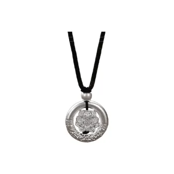 CUTE DAME S999 Sterling Silver Necklaces Women's Silver