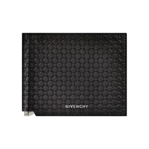 GIVENCHY Calfskin Wallet Men's Dark Gray