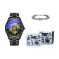 Festival Present Box Ⅰ-Black Case Black Dial Black Steel Band