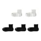 All-Season Ankle-Length No-Show Socks Combination ① (White+White+Black+Black+Black)