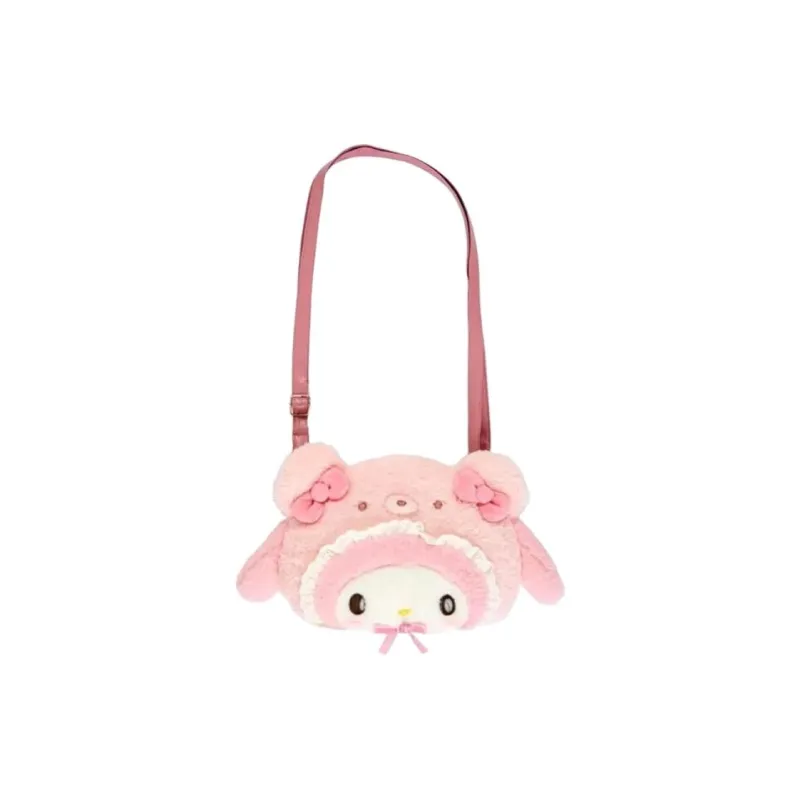 Sanrio Polyester Crossbody Bag Regular Unisex Pink-1