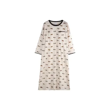 Xuan Liang Nightgown Women's Milk Candy Beige