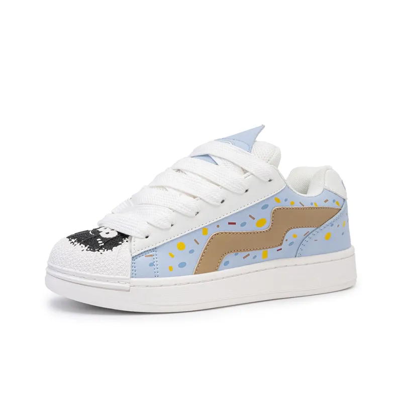 N6K8 Warm Anti-Slip And Wear-Resistant Low-Top Skateboard Shoes Unisex-37