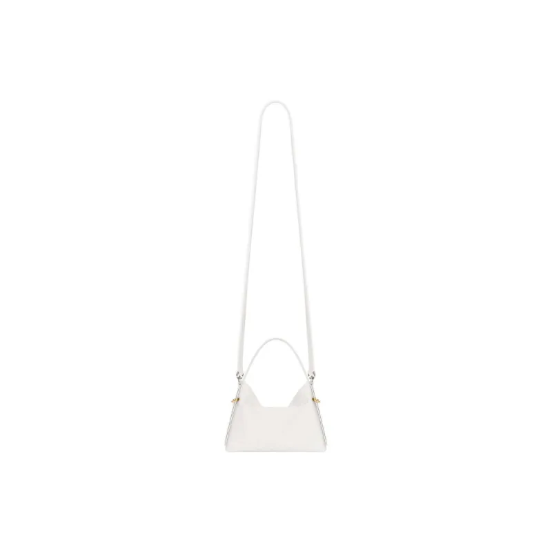 Givenchy Voyou Calfskin Tote Bag, Shopping Bag, Shoulder Bag, Crossbody Bag, Handbag Women's White-2