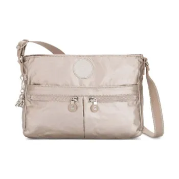 Kipling Polyamide Crossbody Bag, Shoulder Bag Small Size Women's Metallic