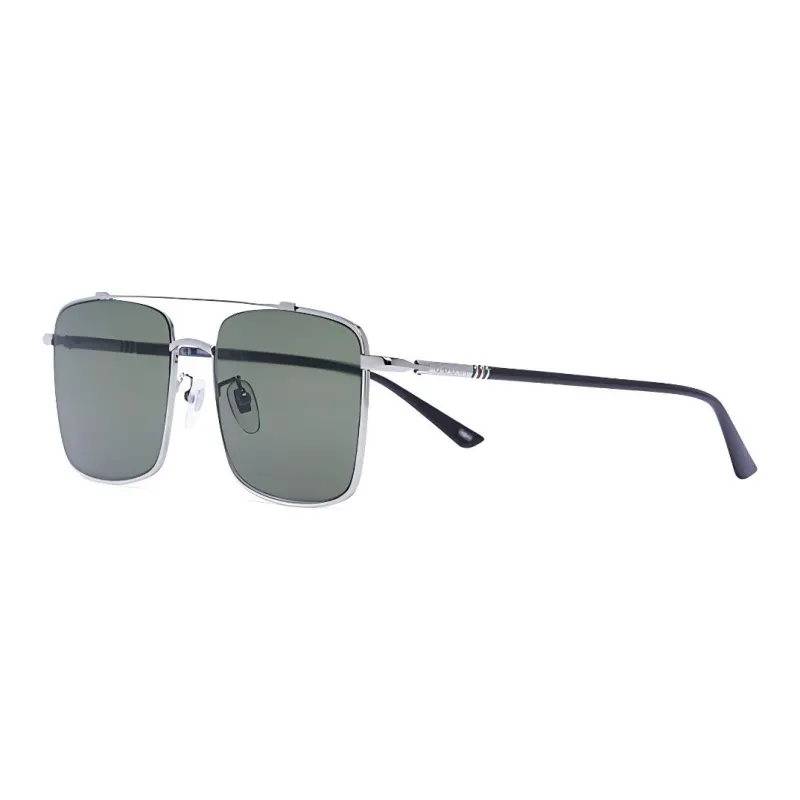 GUCCI Acetate Aviator Sunglasses Women's Silver-0