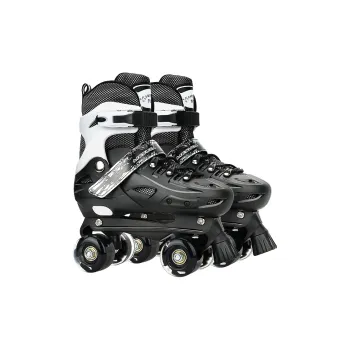MESUCA Kids Adults Teenagers Roller Skates PU Flash Wheel Outdoor Sports Unisex