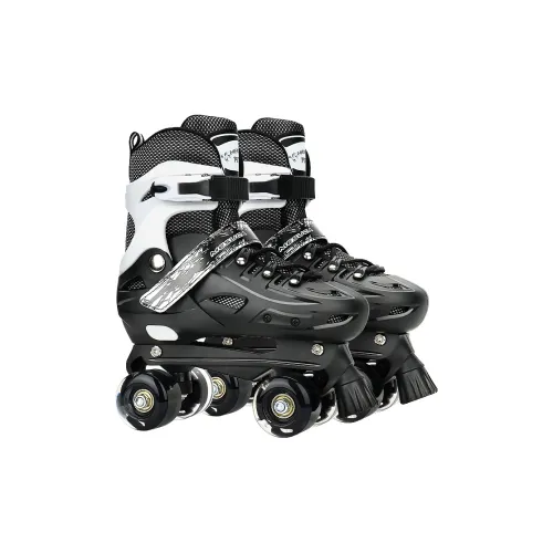 MESUCA Kids Adults Teenagers Roller Skates PU Flash Wheel Outdoor Sports Unisex