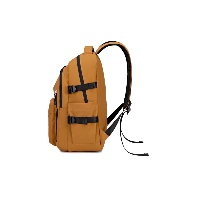 ZUOFEIFAN Fabric Backpack Regular Unisex Brown-2