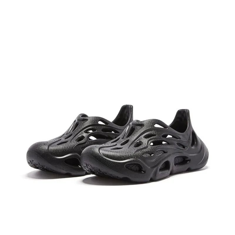 QIAODAN Cave Shoes 2.0 Slip Resistant Waterproof Quick Dry Coverage Abrasion Resistant River Trekking Shoes Men's Black-2