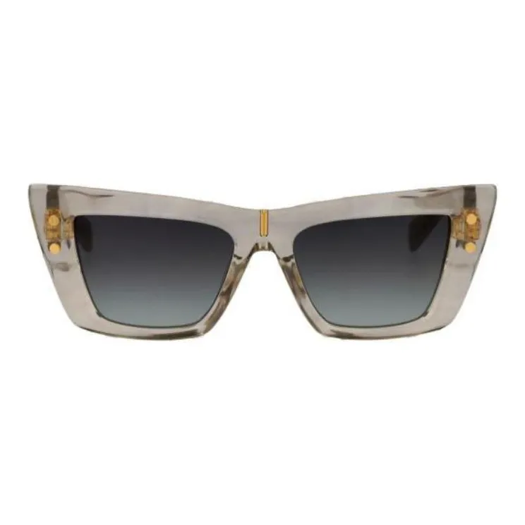 BALMAIN Acetate Cat Eye Sunglasses Unisex Transparent-3