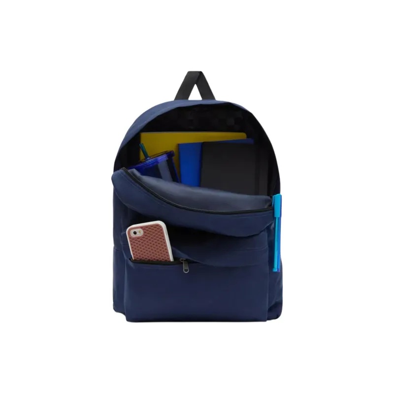 Vans Polyester Backpack Unisex Blue-3