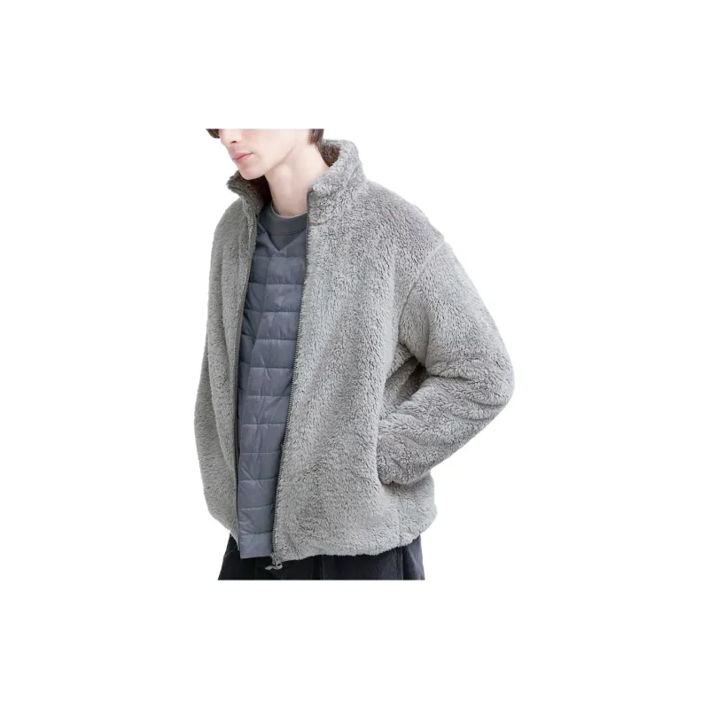 UNIQLO Velvet feel Coat Unisex No Gray-2