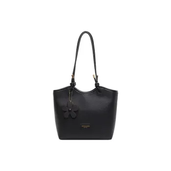 HCXK PU Fashion Texture Shoulder Bag, Casual Stylish Crossbody Bag Women's Ecru/Black/Khaki/Brown