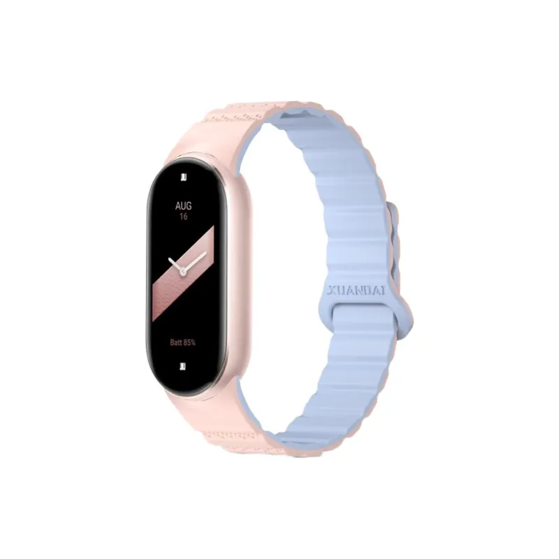 FZRT Watch Bands Dedicated One Piece Quick Release Multicolor Silicone Magnetic Loop Strap Unisex-16