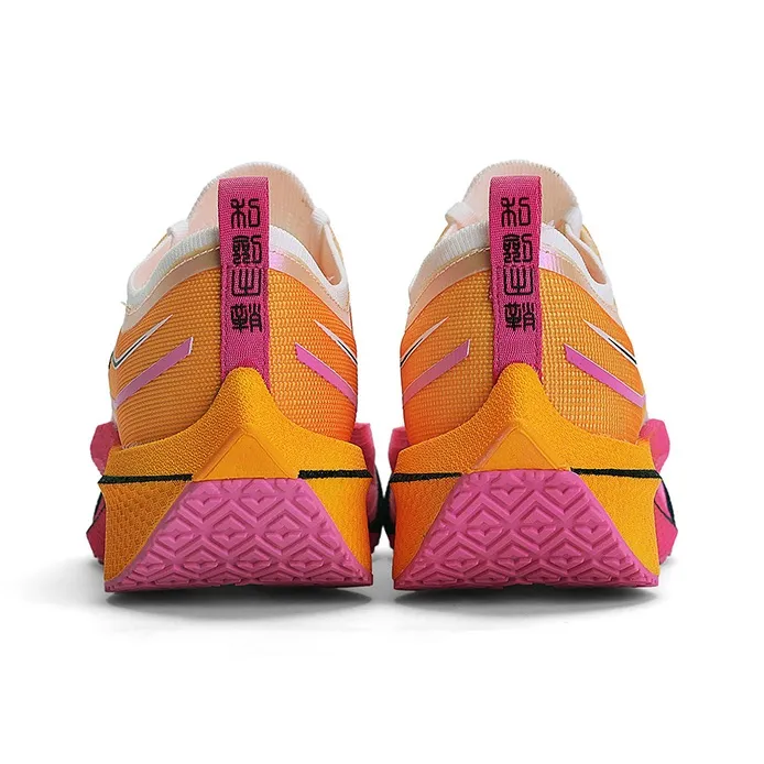 YUDONG Running Shoes Men Low Top White Red-4