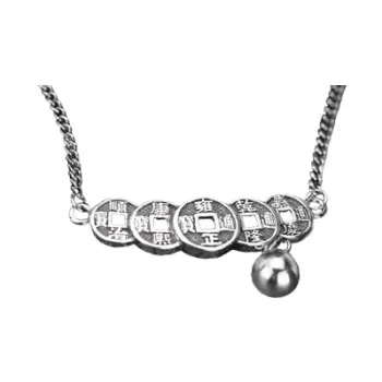 CUTE DAME S925 Silver Necklaces Unisex Silver