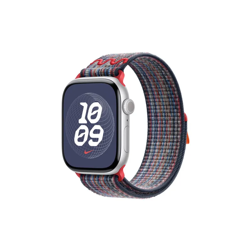 CHRROTA Compatible Apple Watch Series 10 Strap Nylon Loop With Hook and Loop Closure Watch Bands-5