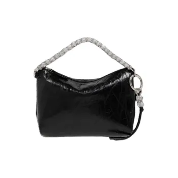 Jimmy Choo Leather Handbag Women's Black
