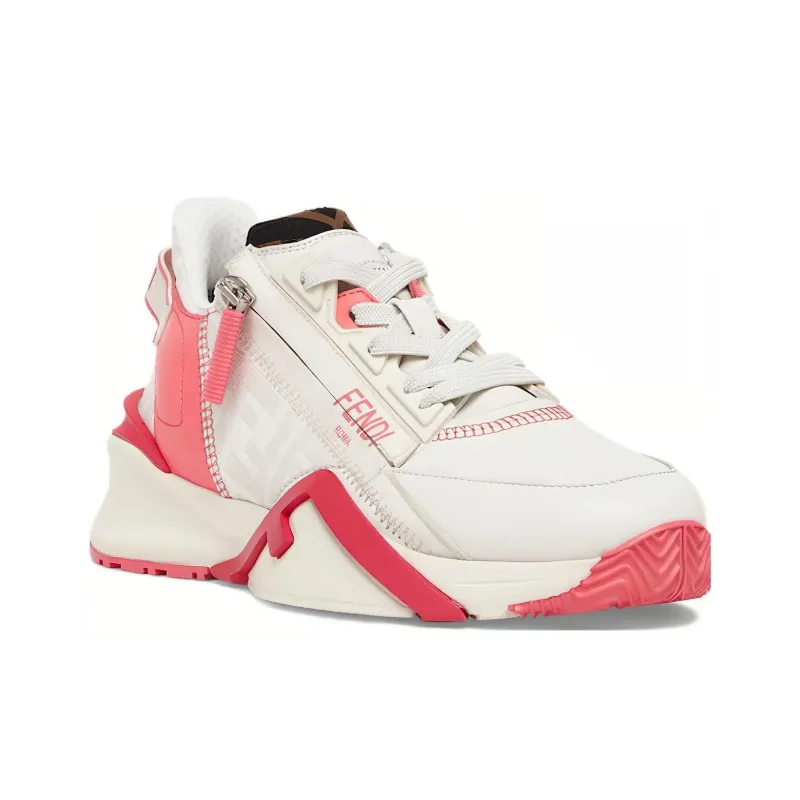 FENDI Flow White Pink Women's-2