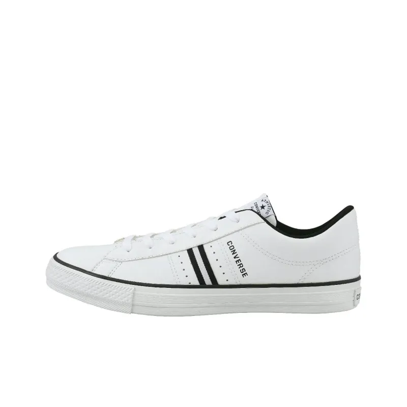 Converse Nextar Anti Slip Wear Resistant Low Top Skateboard Shoes Men's White-0