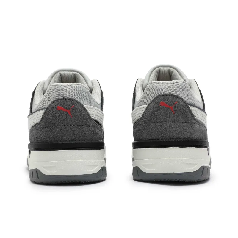 PUMA REBOUND Cushioning Low-Top Skateboard Shoes Unisex Black Gray Color-4