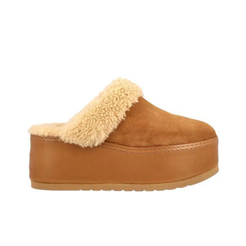 CELINE Triomphe Wrap toe Slippers Women's Brown-1