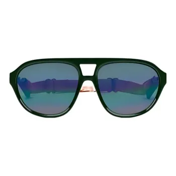 GUCCI Injection Molding Aviator Sunglasses Unisex Green
