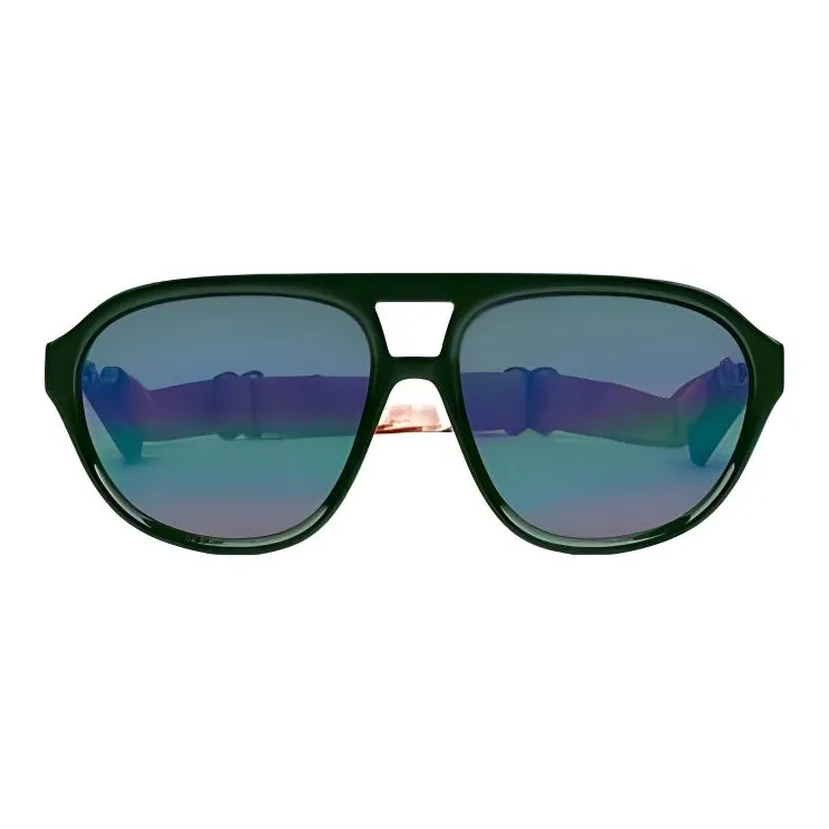 GUCCI Injection Molding Aviator Sunglasses Unisex Green-0