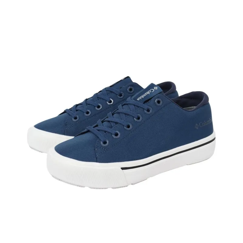 Columbia Anti Slip Wear Resistant Low Top Skateboard Shoes Unisex Blue-2