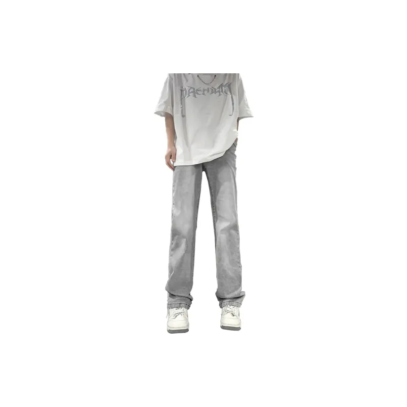 WELTER EXPERIMENT Fashion Trend Jeans Unisex Classic Black-1
