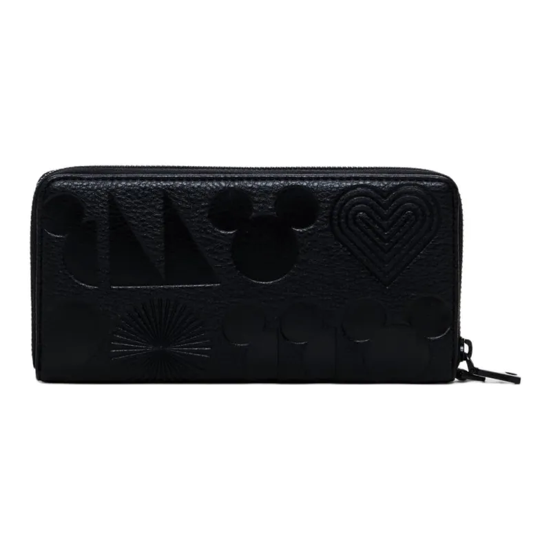 Desigual Polyurethane Wallet Women's Black-3