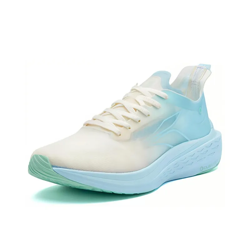 361° Flying Fish SE Cushioning Anti Slip Wear Resistant Breathable Lightweight Rebound Low Top Running Shoes Men's Blue-1