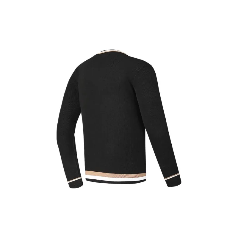 FILA Golf Series SS25 Sweater Men's Pitch Black-1
