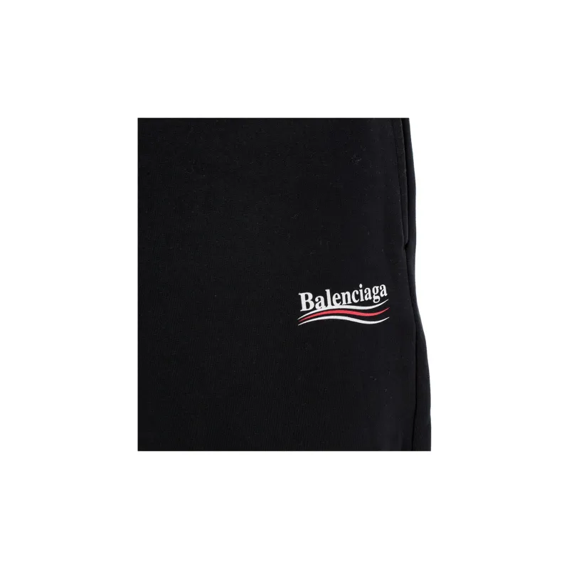 Balenciaga Casual Pants Regular Fit Men's Black-4