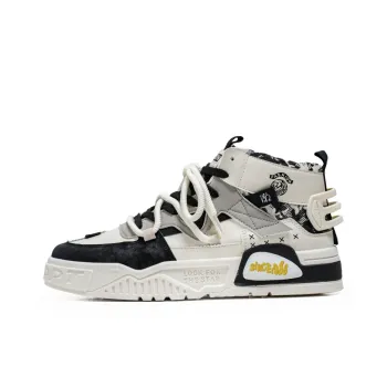 SOURCE Coverage Anti Slip And Wear Resistant Breathable High Top Skateboard Shoes Men's