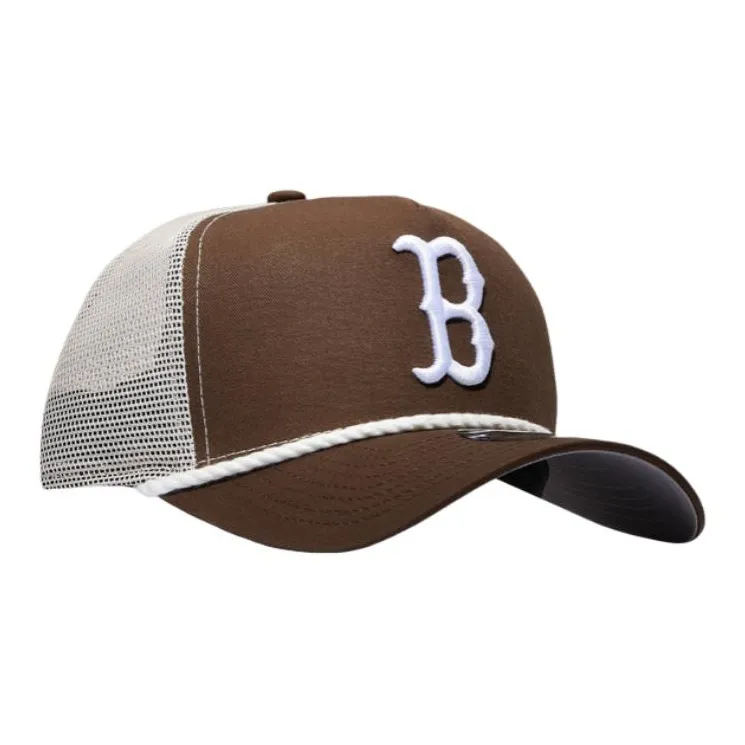 New Era Knitted Cotton Baseball Caps Men's Brown-2
