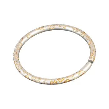 Stone Edge Poly 999 Fine Silver Sterling Silver Bracelets Unisex